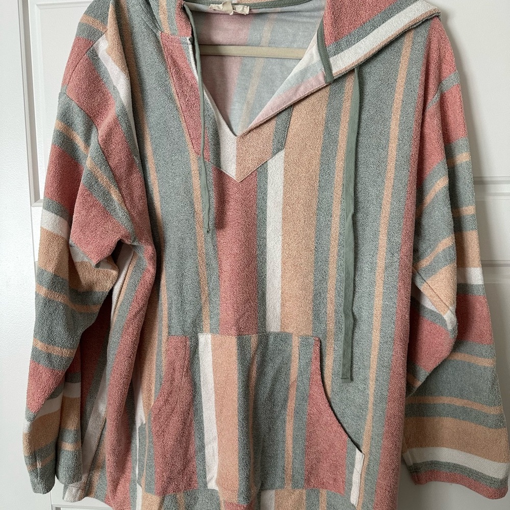 Striped Multicolor Women's Hoodie